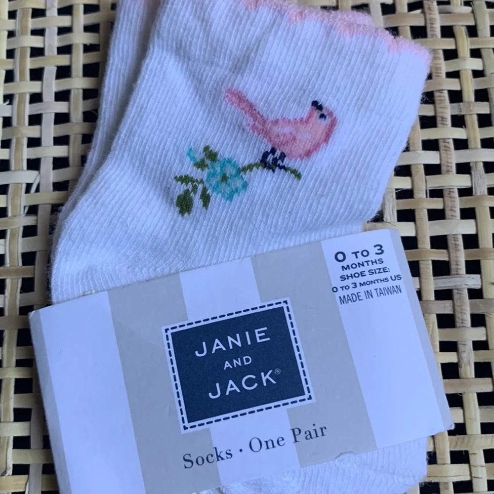 Janie and Jack Baby Girl Bundle 5 Pair of Socks